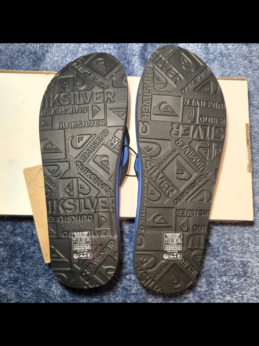 Quiksilver Men’s Molokai Layback Blue/Green Flip Flop Sandals